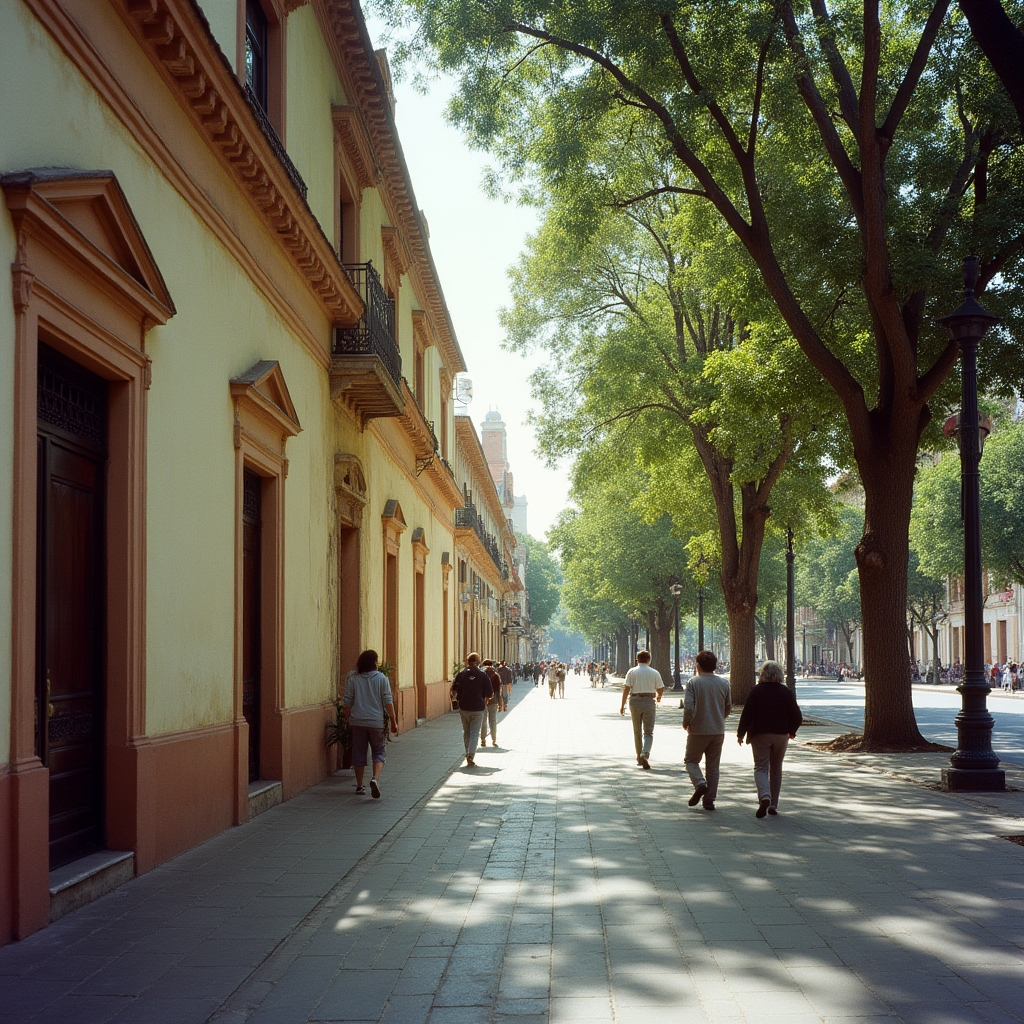 Tucumán colonial architecture and city streets